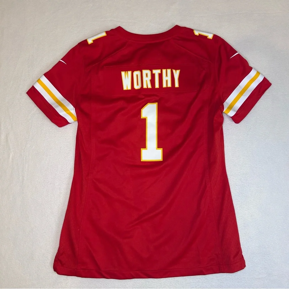 Nike Women’s Kansas City Chiefs Xavier Worthy Game Jersey Red Size‎ Small NWT